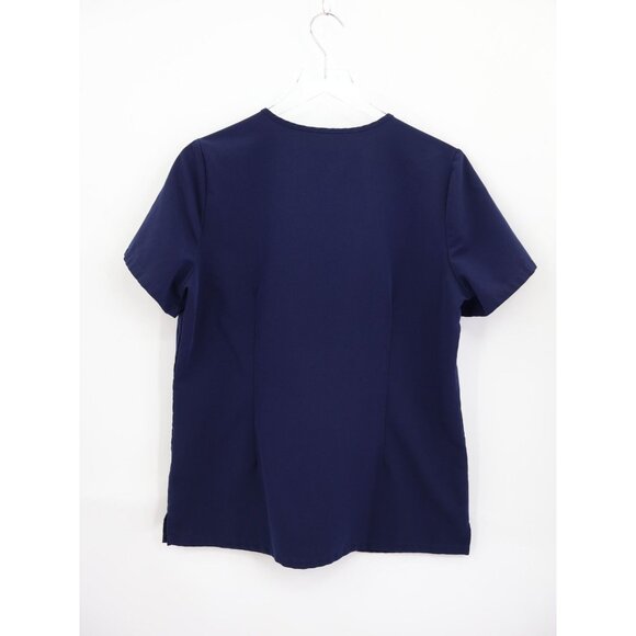 FIGS Women’s Casma Scrub Top Navy Blue Size Medium Technical Comfort F1100 - Picture 10 of 16